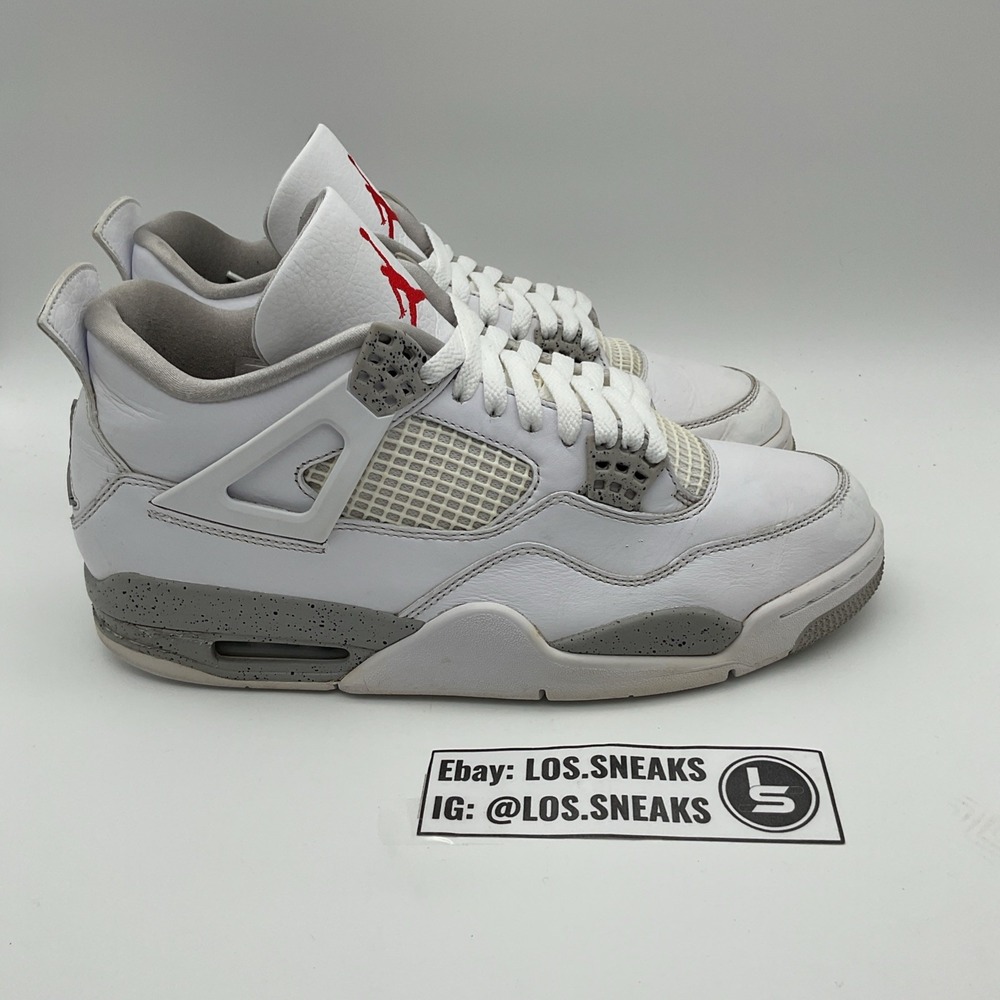 Size 10 - Jordan 4 Retro Mid White‎ Oreo (CT8527-100) - Picture 3 of 8